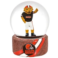 Cleveland Browns 100mm Mascot Glass Water Globe