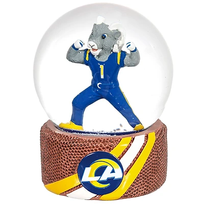Los Angeles Rams 100mm Mascot Glass Water Globe