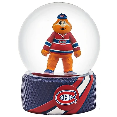 Montreal Canadiens 100mm Mascot Glass Water Globe