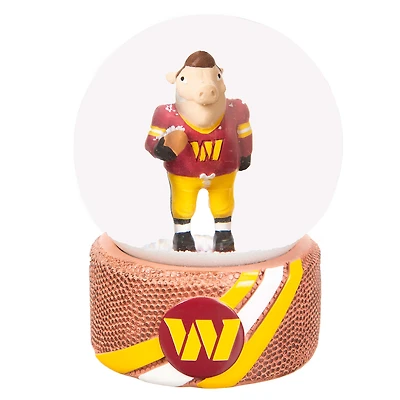 Washington Commanders 100mm Mascot Glass Water Globe