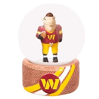 Washington Commanders 100mm Mascot Glass Water Globe