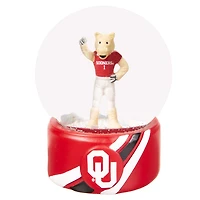 Oklahoma Sooners 100mm Mascot Glass Water Globe