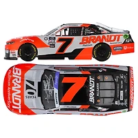 Action Racing Justin Allgaier 2023 #7 BRANDT 70th Anniversary NASCAR Xfinity Series 1:24 Autographed Die-Cast Chevrolet Camaro