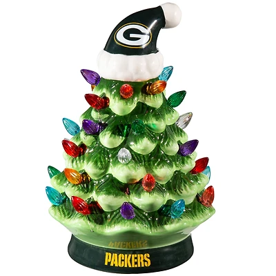 Green Bay Packers 8" Light Up Ceramic LED Christmas Tree