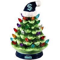 Seattle Kraken 8" Light Up Ceramic LED Christmas Tree