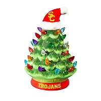 USC Trojans 8" Light Up Ceramic LED Christmas Tree