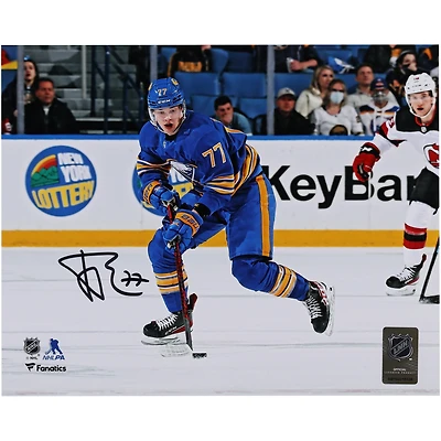 JJ Peterka Buffalo Sabres Autographed 8" x 10" NHL Debut Skating Photograph