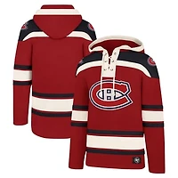 Men's '47  Red Montreal Canadiens Superior Lacer Hoodie