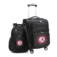 MOJO Black Alabama Crimson Tide Two-Piece Softside Carry-On & Backpack Set