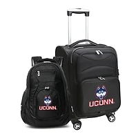 MOJO Black UConn Huskies Softside Carry-On & Backpack Set