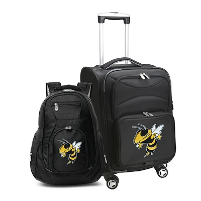 MOJO Black Georgia Tech Yellow Jackets Softside Carry-On & Backpack Set