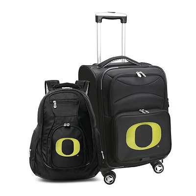 MOJO Black Oregon Ducks Softside Carry-On & Backpack Set
