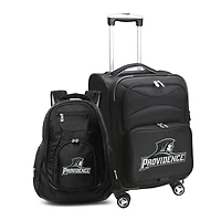 MOJO Black Providence Friars Softside Carry-On & Backpack Set