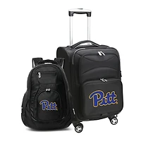 MOJO Black Pitt Panthers Softside Carry-On & Backpack Set