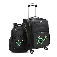 MOJO Black South Florida Bulls Softside Carry-On & Backpack Set