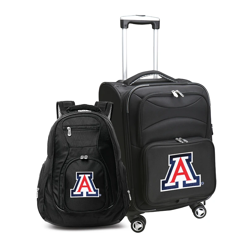 MOJO Black Arizona Wildcats Softside Carry-On & Backpack Set