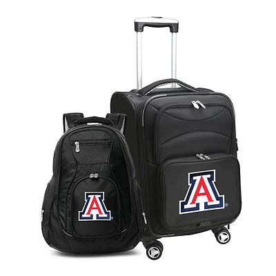 MOJO Black Arizona Wildcats Softside Carry-On & Backpack Set