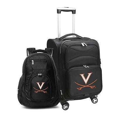 MOJO Black Virginia Cavaliers Softside Carry-On & Backpack Set