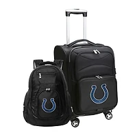 MOJO Black Indianapolis Colts Softside Carry-On & Backpack Set