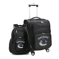 MOJO Black Vancouver Canucks Softside Carry-On & Backpack Set