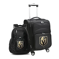 MOJO Black Vegas Golden Knights Softside Carry-On & Backpack Set