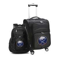 MOJO Black Buffalo Sabres Softside Carry-On & Backpack Set