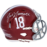 Joe Namath Alabama Crimson Tide Autographed Riddell Speed Mini Helmet