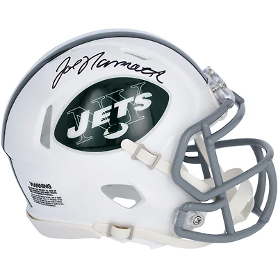 Joe Namath New York Jets Autographed Riddell 1998-2018 Throwback Speed Mini Helmet