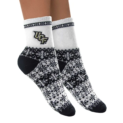 Women's ZooZatz UCF Knights Fuzzy Holiday Crew Socks