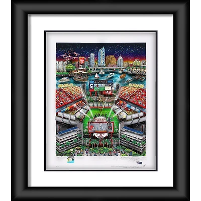 Tampa Bay Buccaneers Super Bowl LV Champions Framed 23" x 27" Deluxe 3D Print - Art by Charles Fazzino - Artist Signed - Limited Edition #29/250