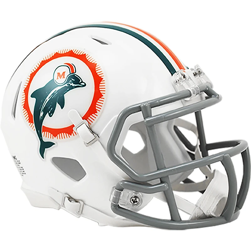 Miami Dolphins Riddell 2022 Tribute Speed Mini Helmet