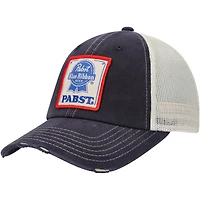 Men's American Needle  Navy/Cream Pabst Blue Ribbon Orville Snapback Hat