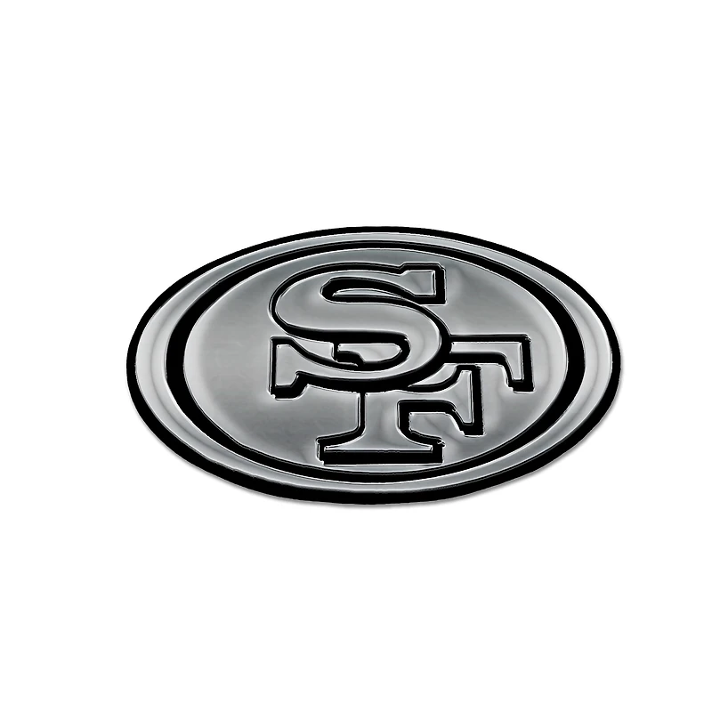 WinCraft San Francisco 49ers Chrome MVP Car Emblem