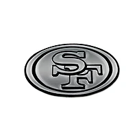 WinCraft San Francisco 49ers Chrome MVP Car Emblem