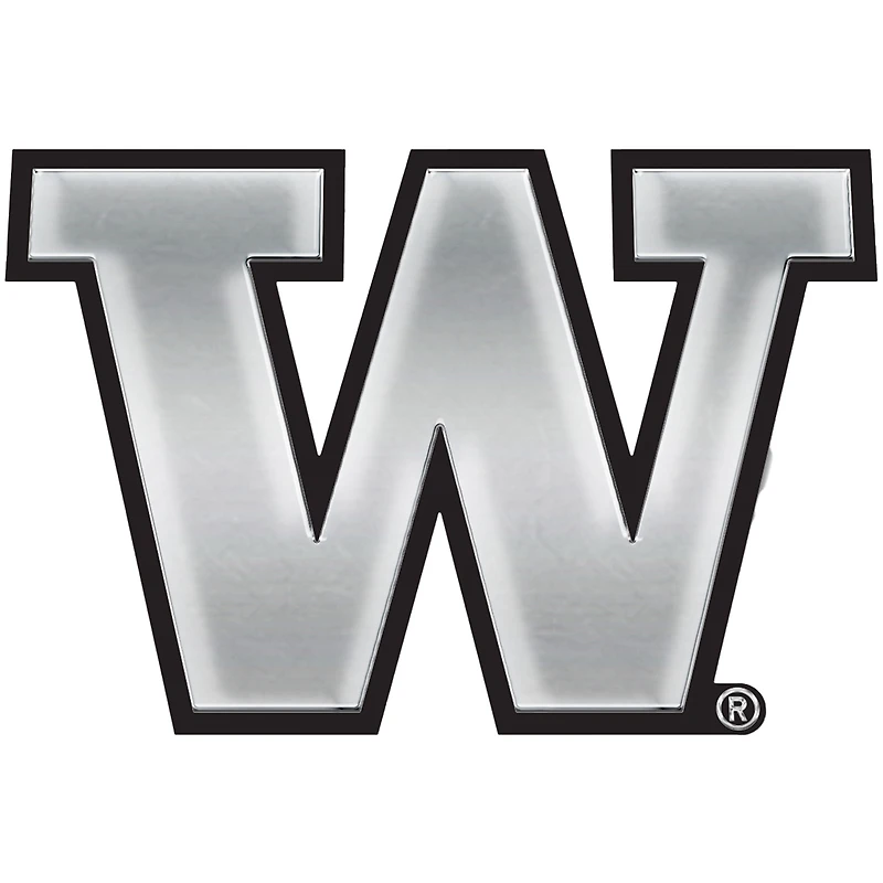WinCraft Washington Huskies Chrome Auto Emblem