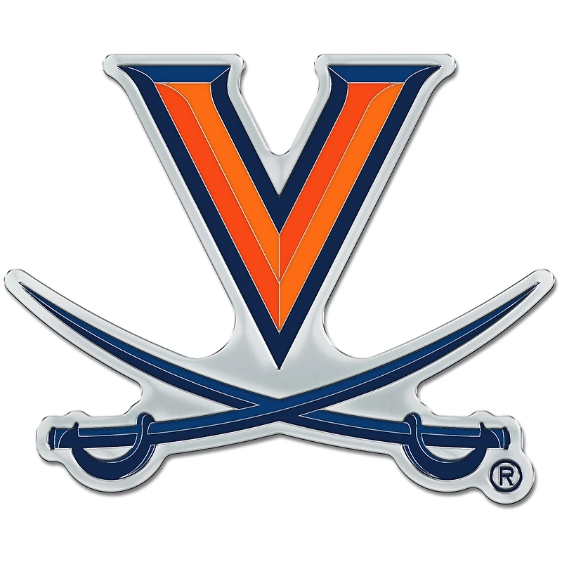 WinCraft Virginia Cavaliers Colored Chrome Auto Emblem