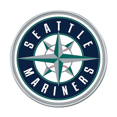 WinCraft Seattle Mariners Colored Chrome Auto Emblem