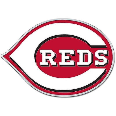 WinCraft Cincinnati Reds Colored Chrome Auto Emblem