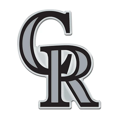 WinCraft Colorado Rockies Colored Chrome Auto Emblem