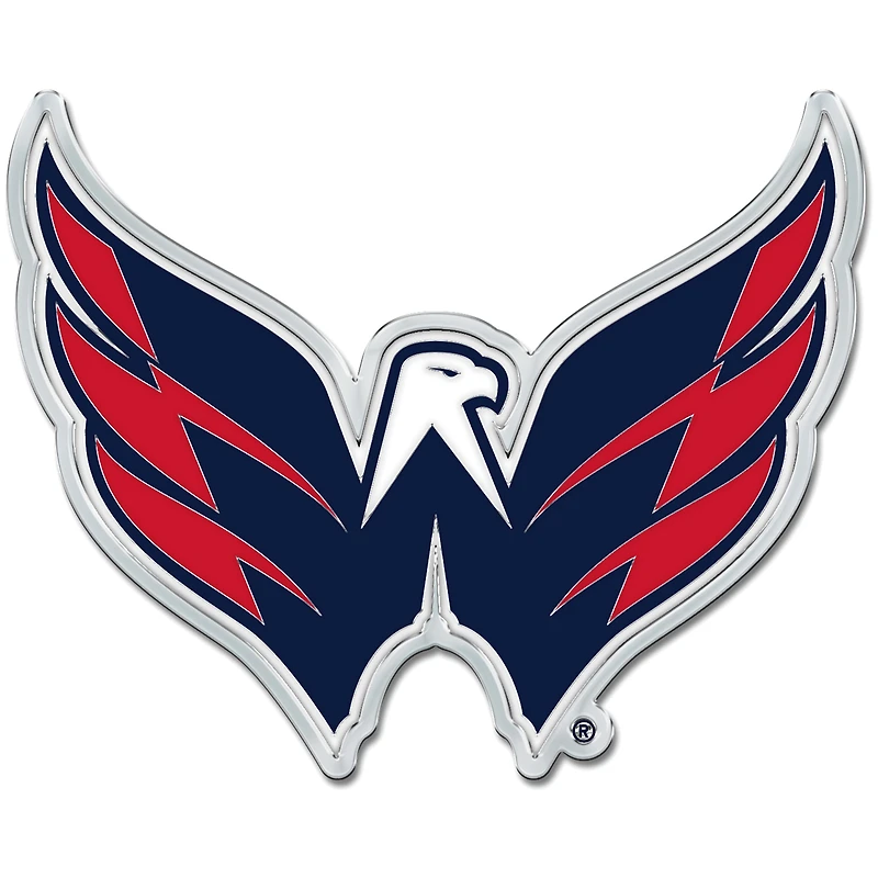 WinCraft Washington Capitals Colored Chrome Auto Emblem
