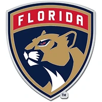 WinCraft Florida Panthers Colored Chrome Auto Emblem
