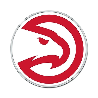 WinCraft Atlanta Hawks Colored Chrome Auto Emblem