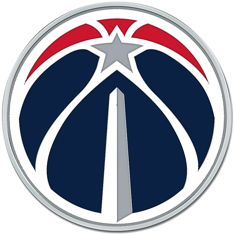 WinCraft Washington Wizards Colored Chrome Auto Emblem