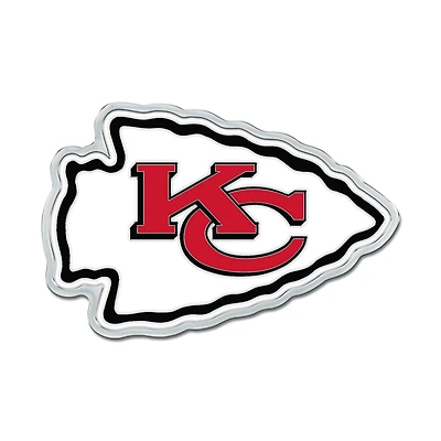 WinCraft Kansas City Chiefs Colored Chrome Auto Emblem