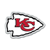 WinCraft Kansas City Chiefs Colored Chrome Auto Emblem