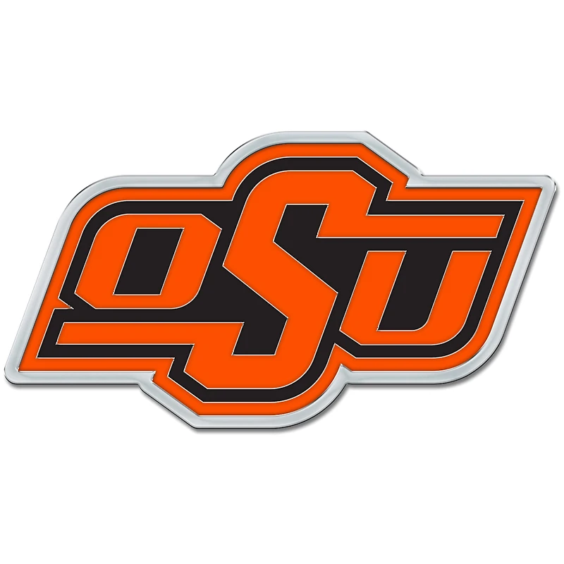 WinCraft Oklahoma State Cowboys Colored Chrome Auto Emblem