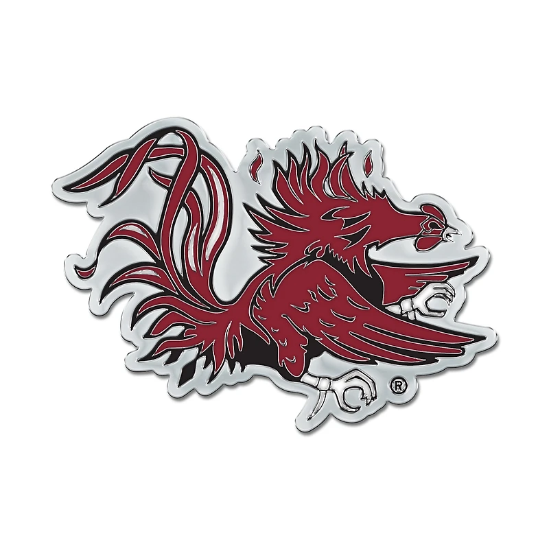 WinCraft South Carolina Gamecocks Colored Chrome Auto Emblem