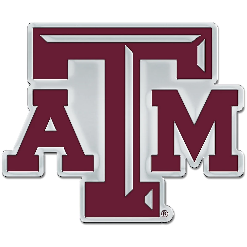 WinCraft Texas A&M Aggies Colored Chrome Auto Emblem