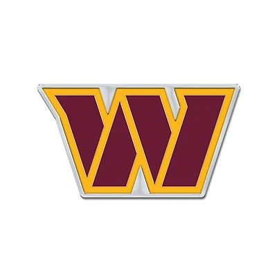 WinCraft Washington Commanders Colored Chrome Auto Emblem