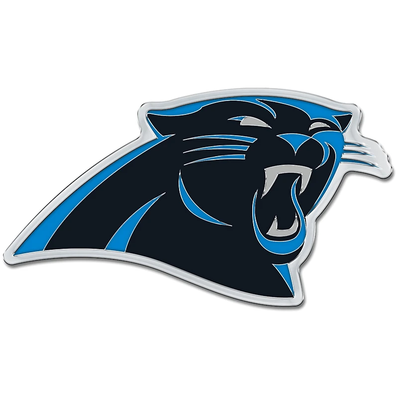 WinCraft Carolina Panthers Colored Chrome Auto Emblem